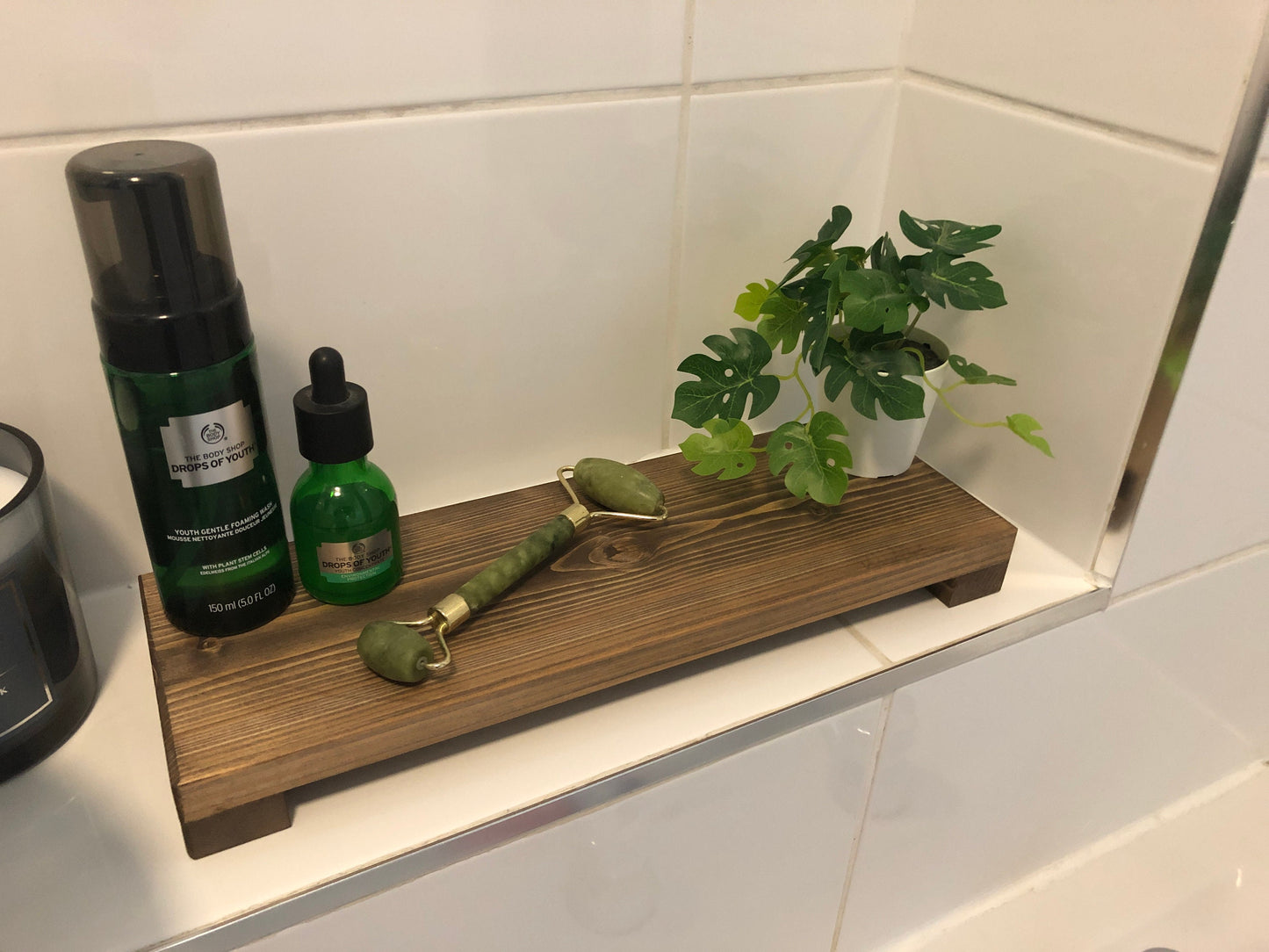Low Wooden Riser | Kitchen Stand | Bathroom Shelf