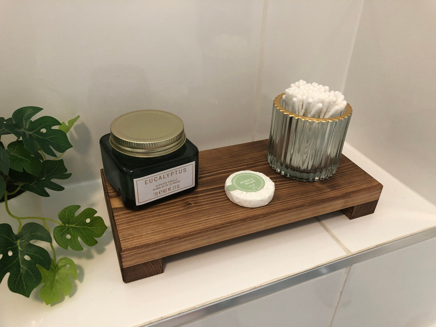 Low Wooden Riser | Kitchen Stand | Bathroom Shelf