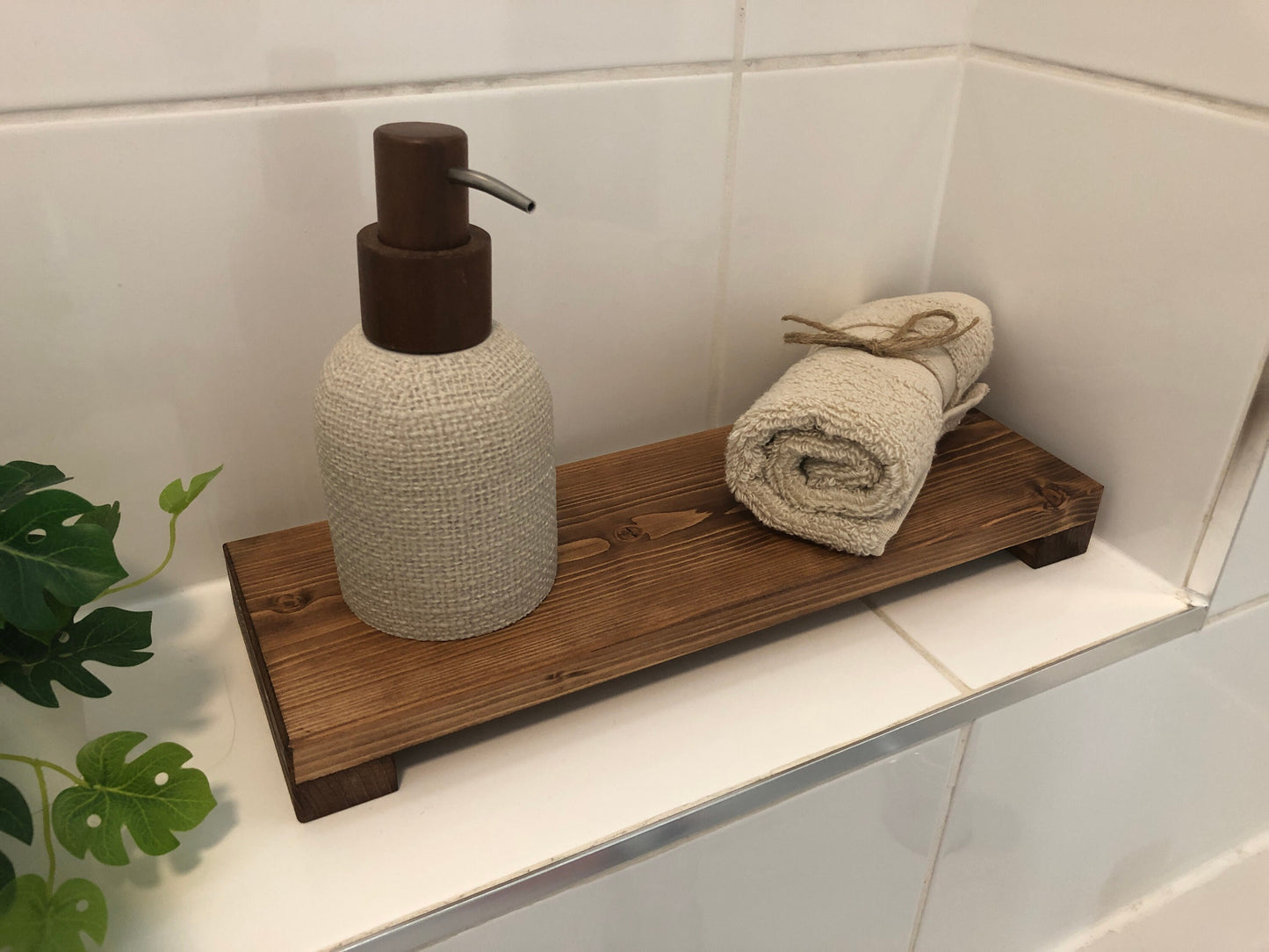 Low Wooden Riser | Kitchen Stand | Bathroom Shelf