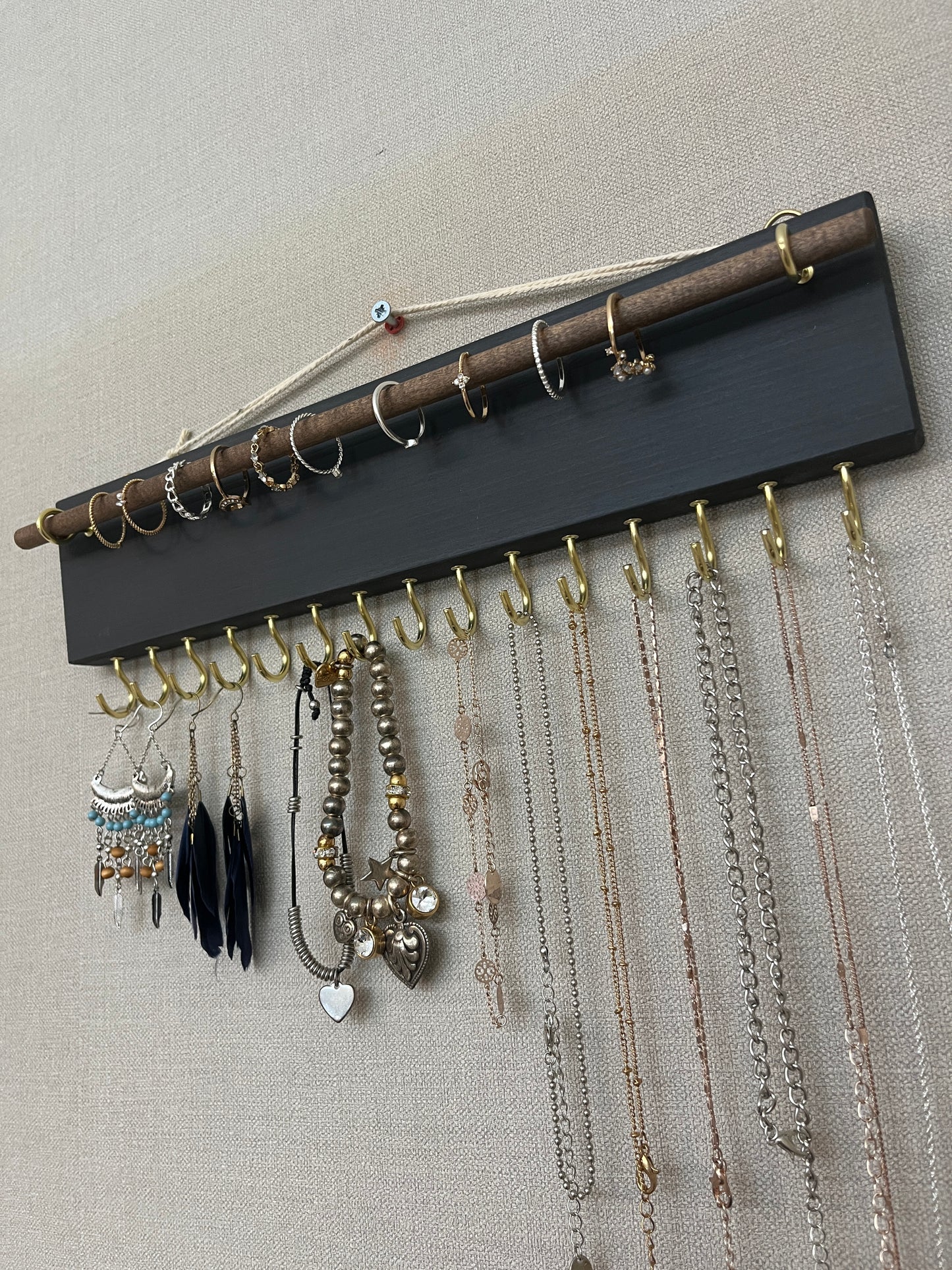 Painted Boho Jewellery Holder and Organiser