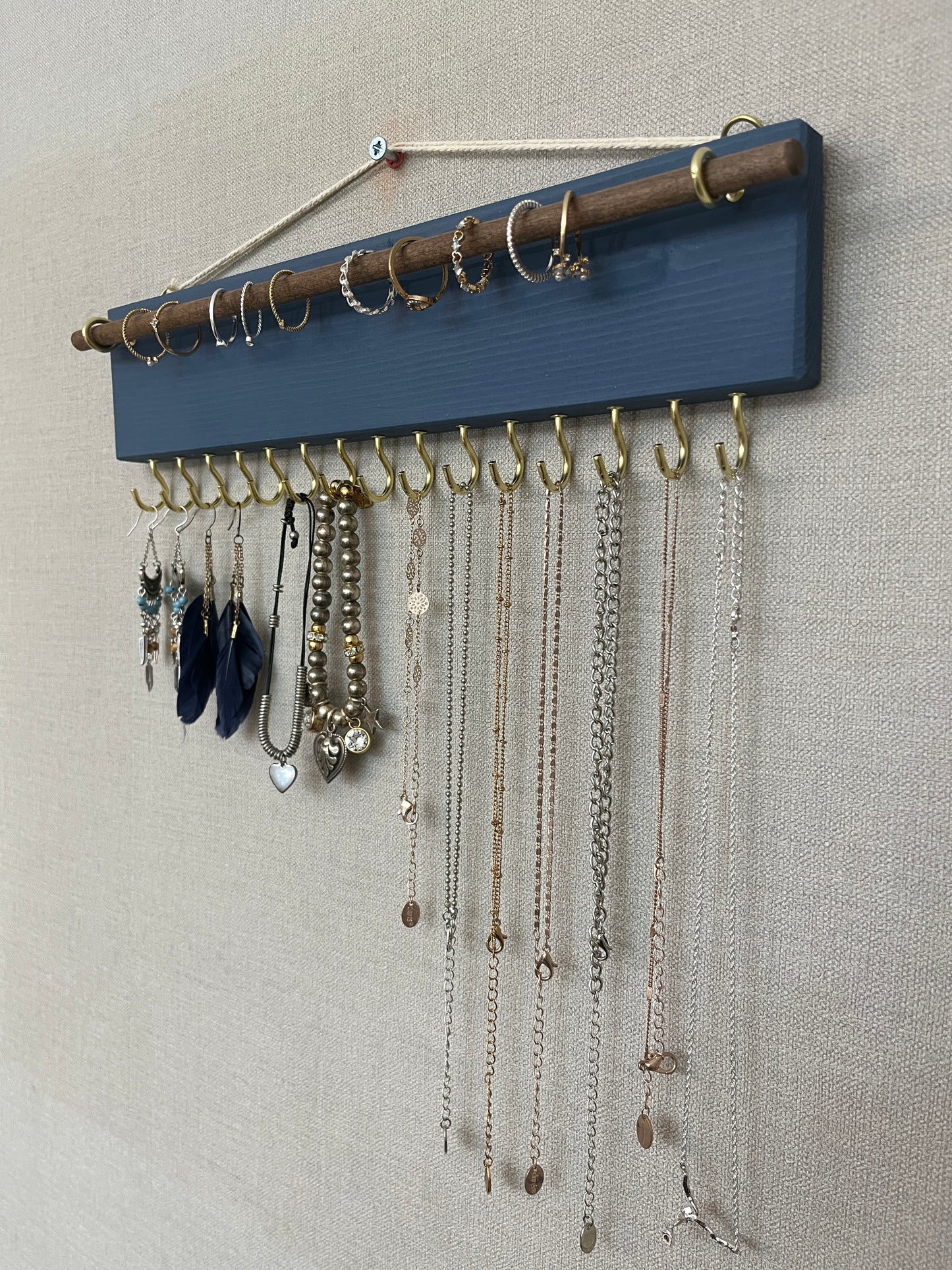 Painted Boho Jewellery Holder and Organiser