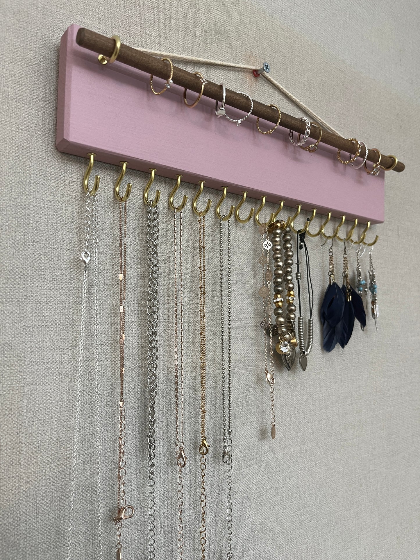 Painted Boho Jewellery Holder and Organiser
