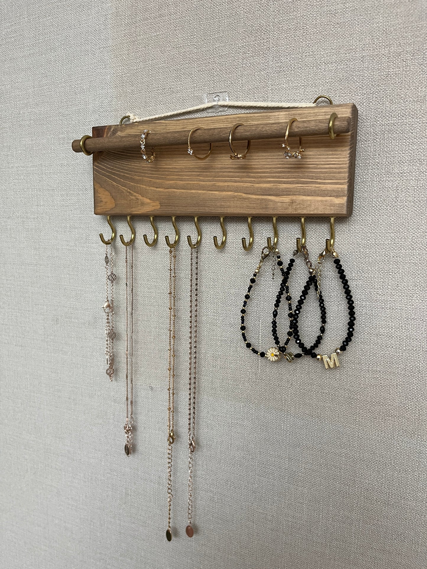 Single or Twin Mini Jewellery Organisers | Necklace + Earring Holder