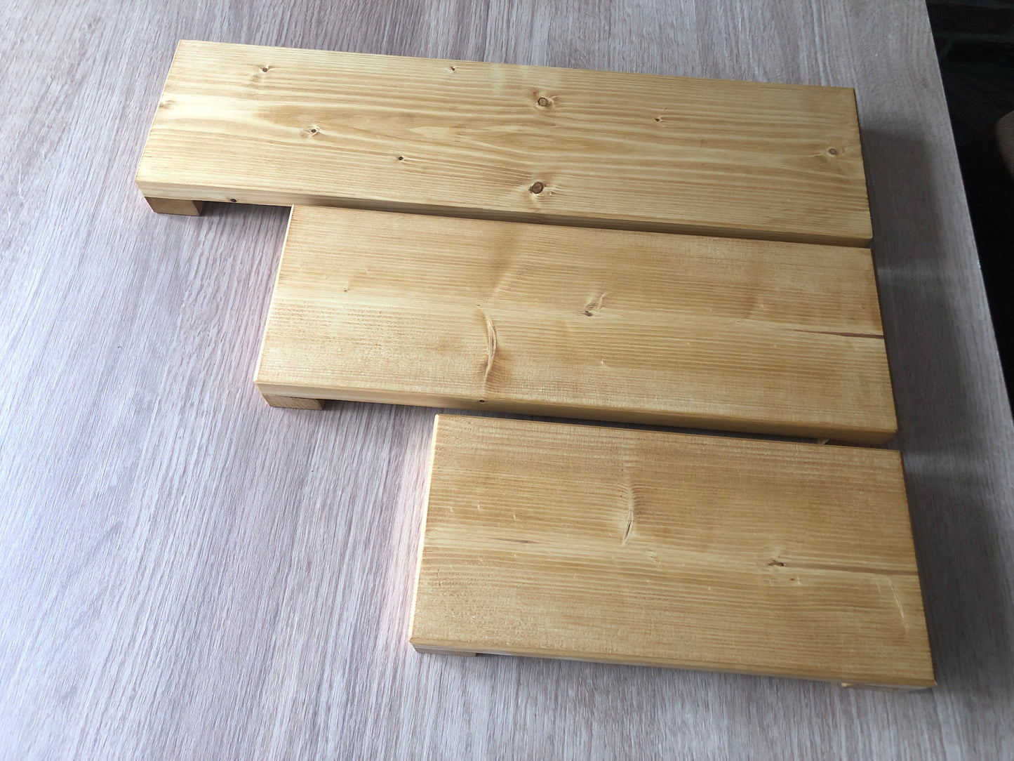 Low Wooden Riser | Kitchen Stand | Bathroom Shelf